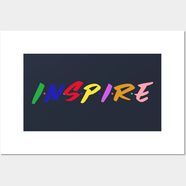 Inspire Wall Art by Rc tees